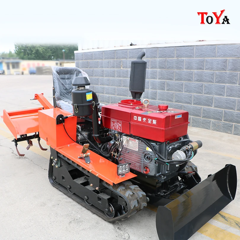 

25HP Diesel Crawler Rotary Tiller Farm Seated-on Crawler Tractor Cultivator Rotary Tiller Agricultural Farm Tillage.Customised