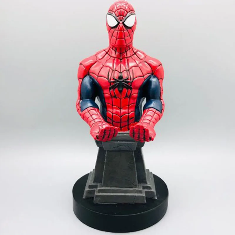 Rächer Groot Tree Mann Iron Man Spiderman Deadpool Q-Version Anime Figur Handy halter Statue Sammlung Modell Spielzeug Geschenk