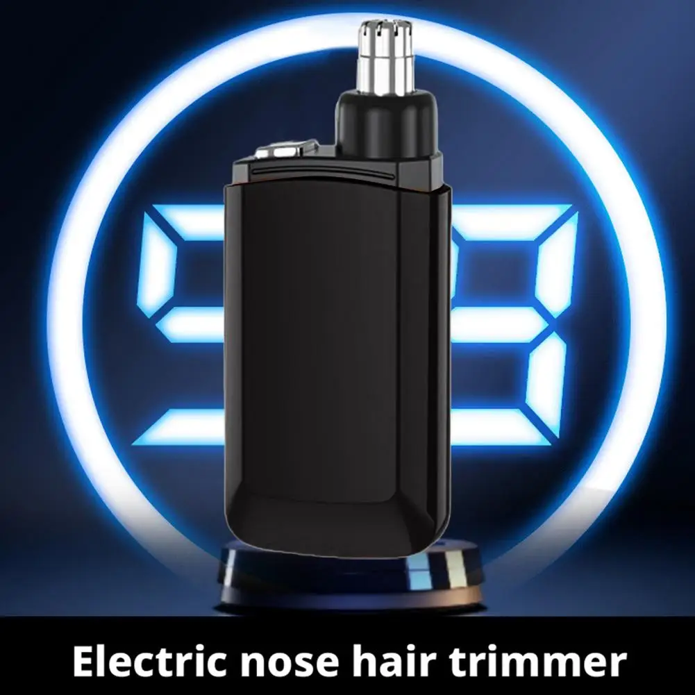 ماكينة تشذيب شعر الأنف والأذن قابلة لإعادة الشحن عبر USB للرجال، تصميم صغير محمول مع شحن سريع، ماكينة قص شعر الأنف الكهربائية #5