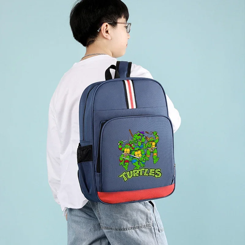 Teenage Mutant Ninja Turtles Children\'s Backpack Large Capacity Primary School Bag for Boy Anime Merch Study Supplies Gift