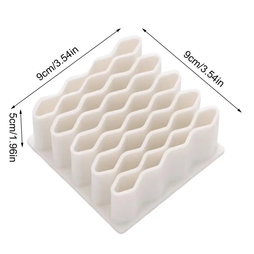 حامل مرهم سطح المكتب حامل مرهم مادة السيليكون مستحضرات التجميل تخزين الرف حامل قلم مقصورة مرهم المنزل المنظم