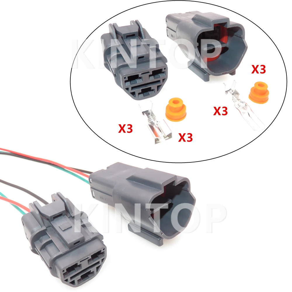 1 Set 3 Pins Excavator Throttle Motor Sensor Wire Connector 7123-6234-40 7222-6234-40 Auto Male Female Sealed Socket AC Assembly