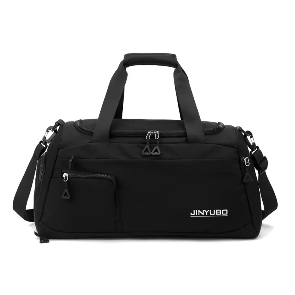Oxford Travel Luggage Bag Foldable Short Distance Nylon Duffle Bag with Shoe Compartment Sturdy Large Capacity Handbag Trip