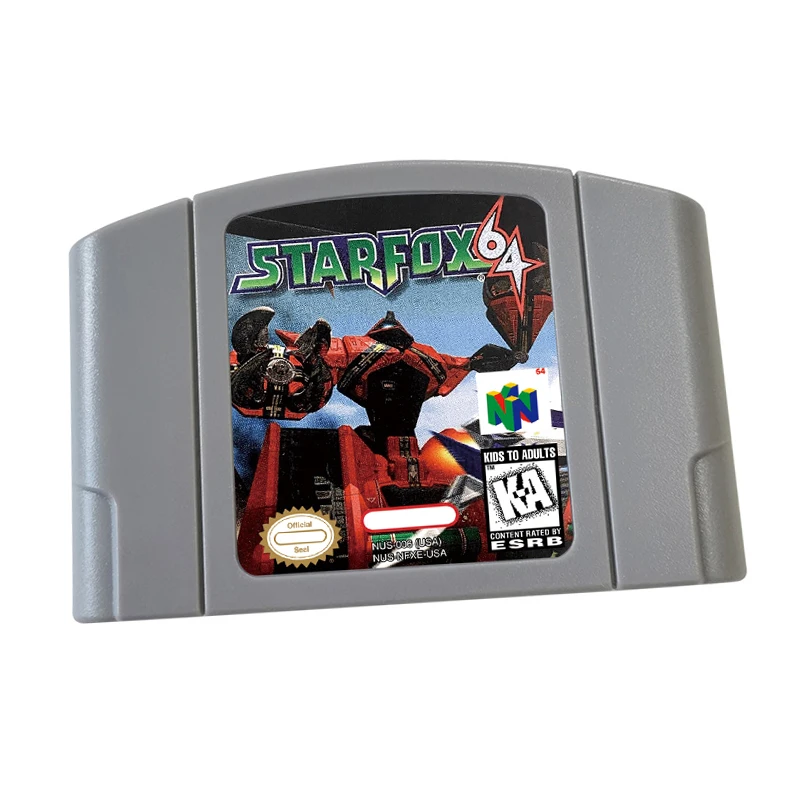 Game Cartridge For N64 Star-Fox-64 Video Card US Version.