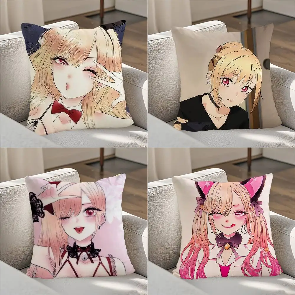 

Kitagawa Marin Pillow Case Luxury Double-sided For Car Pillows 45x45 Cushions Cover Home and Decoration Sofa Pillowcase 50x50