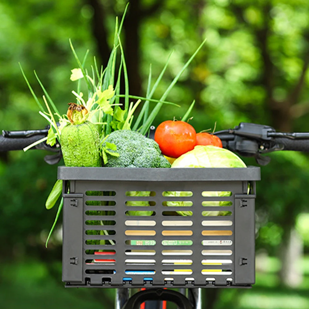 

Foldable Bicycle Basket Bike Accessories Handlebar Basket Folding Bike Front Basket for Adult Carrying Dogs Pets Fruit