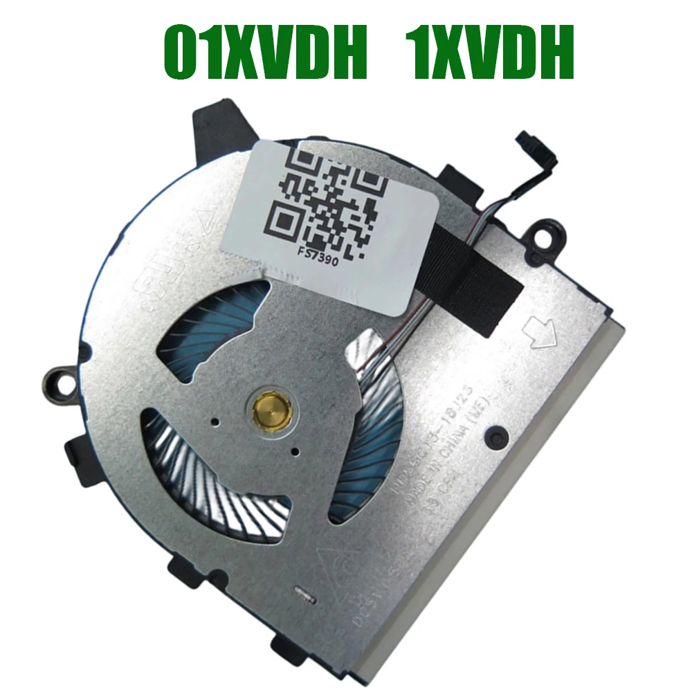 

For DELL For Inspiron 13 7390 2-in-1 01XVDH 1XVDH DFS5K12214161F FLBW XRF55C13-18J23 DC5V 0.5A 4Pin Laptop CPU Fan