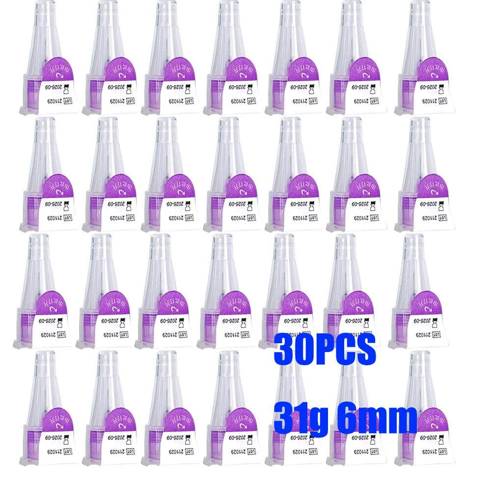 10/30/50/100 Stuks Insuline Cartridges voor Lilly Insuline Injectie Pen Individuele Verpakking Medische Insuline pen Tip 4mm 6mm 8mm