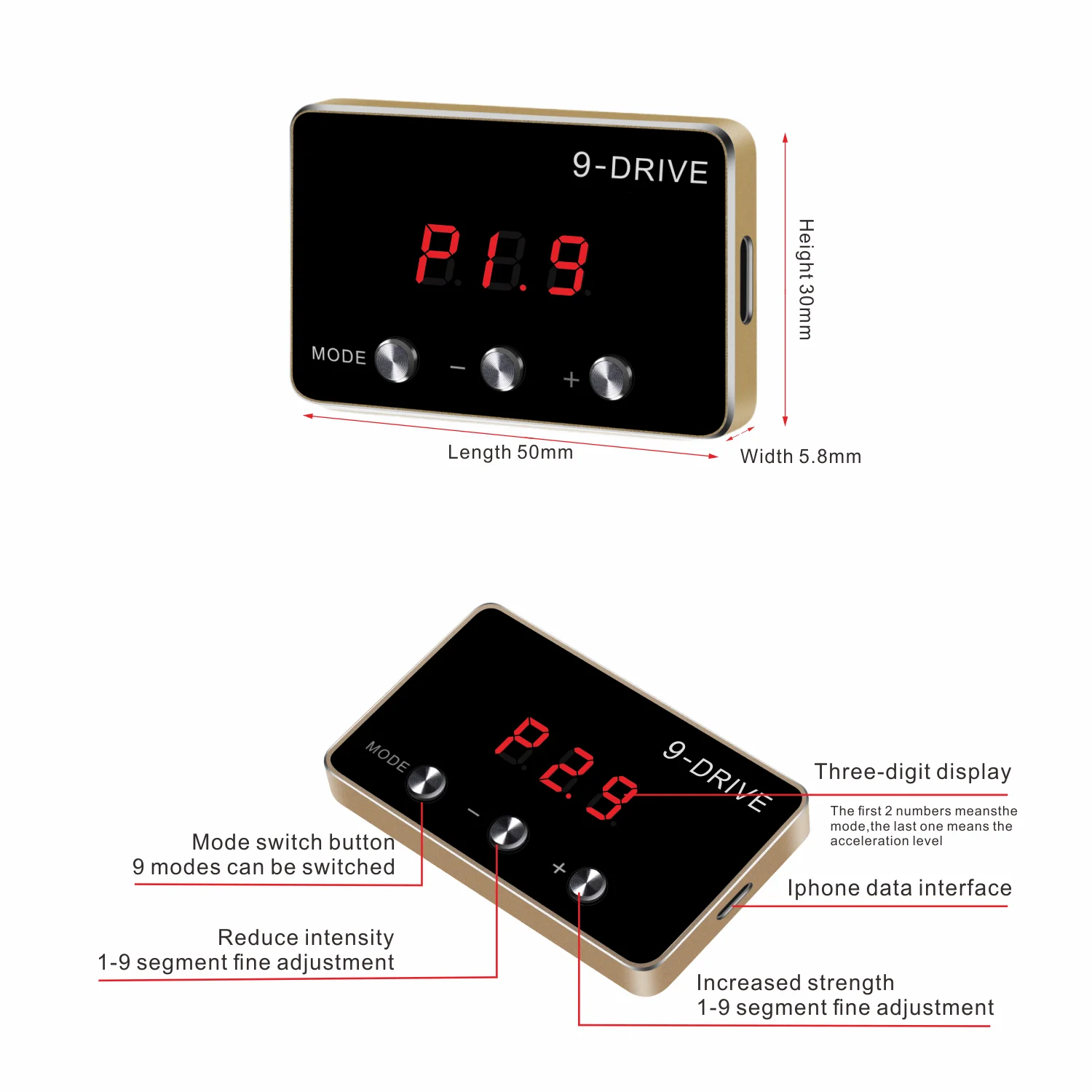 Electronic throttle controller accelerator for  VW  SCIROCCO 2008+