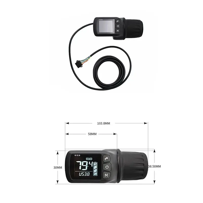 Стабильная производительность-электрический велосипедный бесщеточный контроллер двигателя 500 Вт 36 В/48 В/60 В с ЖК-панелью GZ3, часть электронного велосипеда для скутера