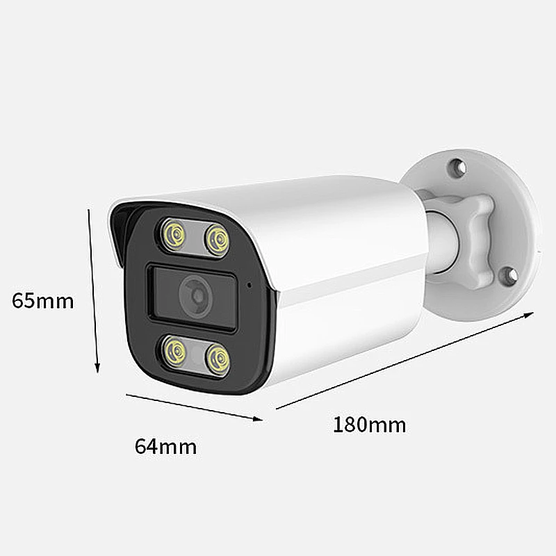 Imagem -05 - Xmeye-câmera de Visão Noturna ip Externa Matriz 4led Colorida Visão de Dia e Noite hd Luminosa Onvif H.265 48poe 24h Rgb 5mp