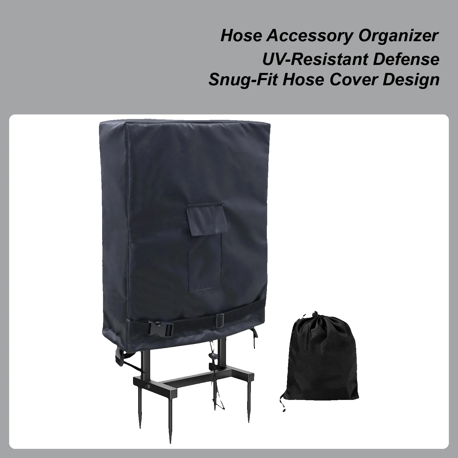 

Крышка шланга, водонепроницаемая Оксфордская сверхмощная сумка, садовый держатель катушки для шланга, чехол для заднего двора, фермерского дома, лужайки, патио, балкона, забора