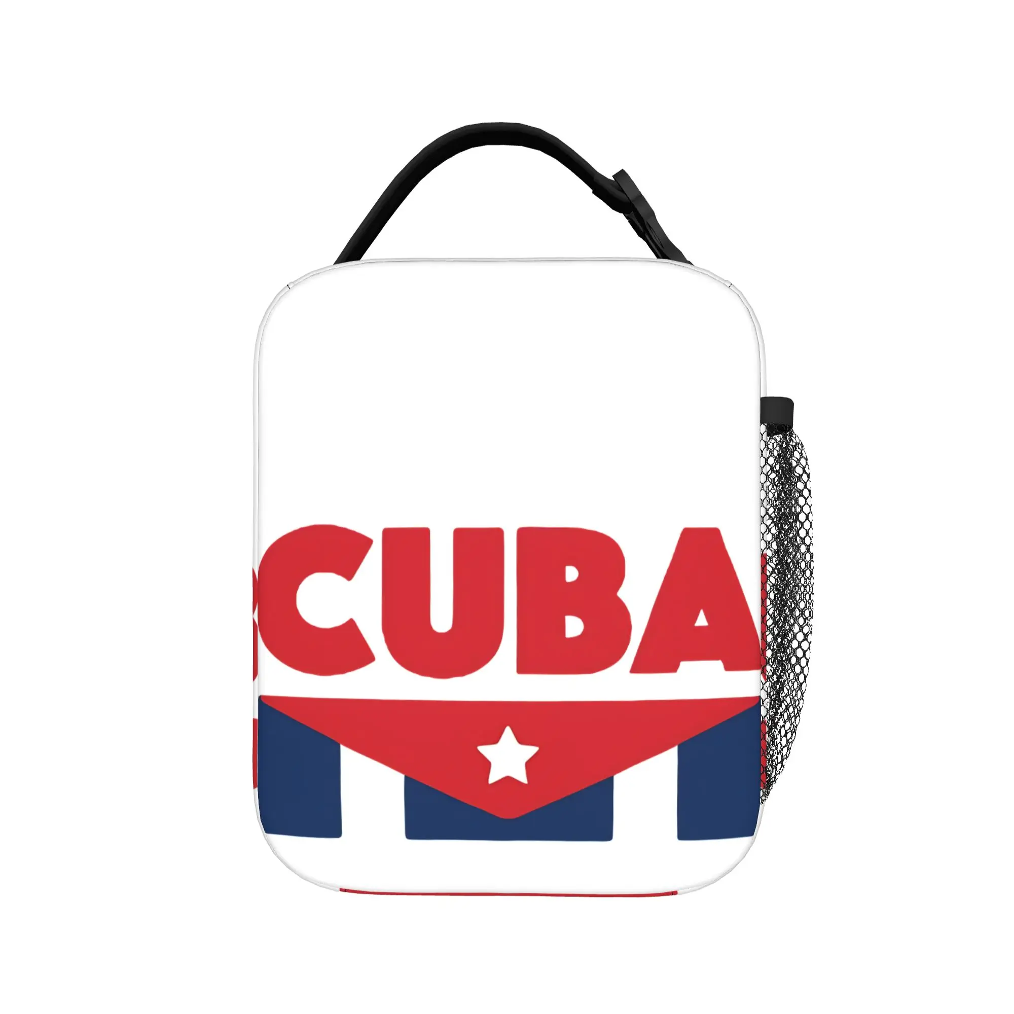 

Cuba Flag Lunch Bag Leisure Lunch Box For Men Travel Cooler Bag Oxford Thermal Lunch Bags