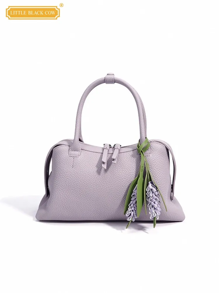 

Женская универсальная повседневная сумка из натуральной кожи на молнии, на одно плечо, кроссбоди, сумка-багет, модная дизайнерская модель