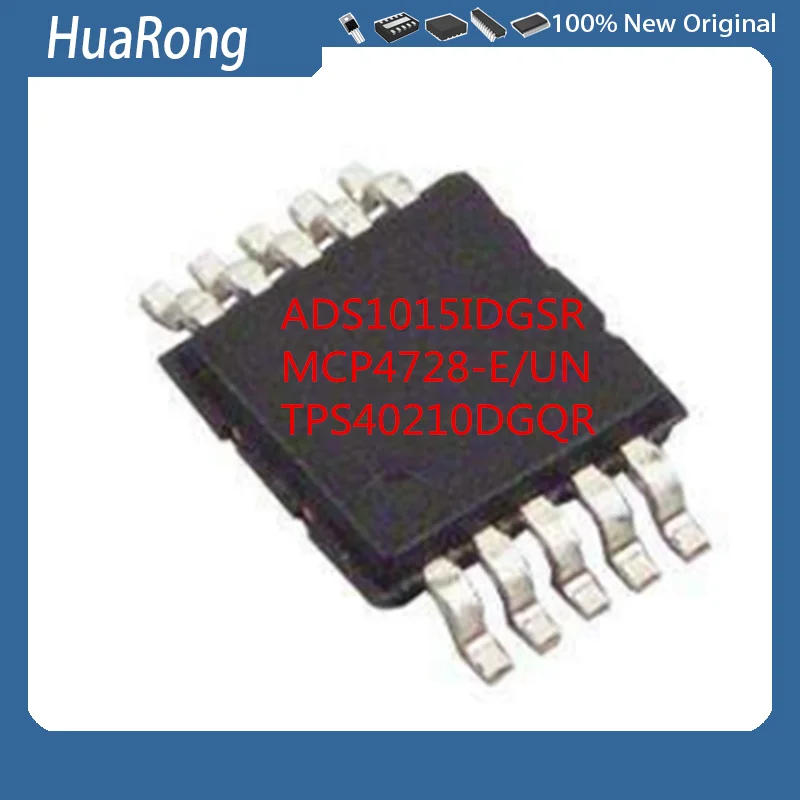 

5 шт./партия ADS1015IDGSR BRPI MCP4728-E/UN TPS40210DGQR 40210 MSOP-10