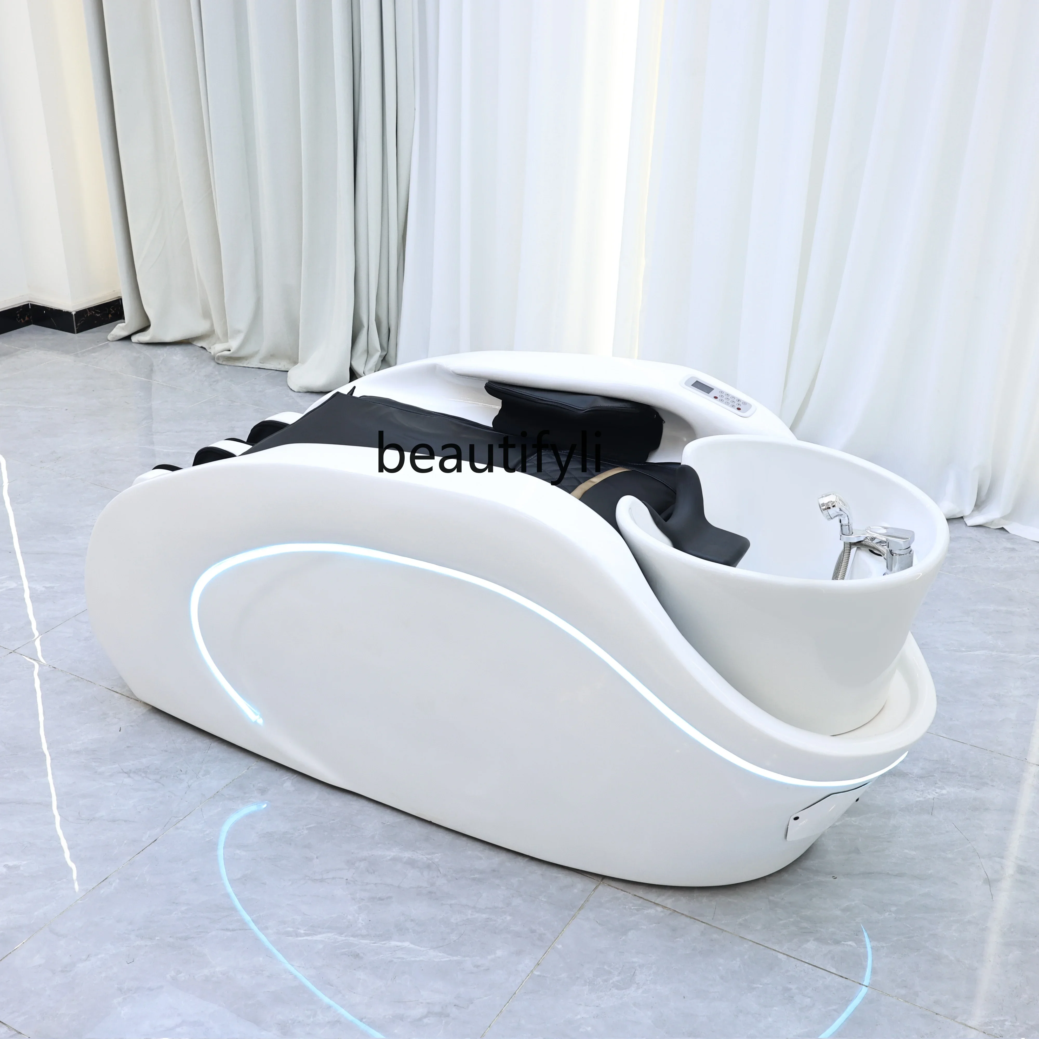 

A17 Intelligent massage shampoo bed Barber shop hair treatment Fumigation water circulation Automatic shampoo bed