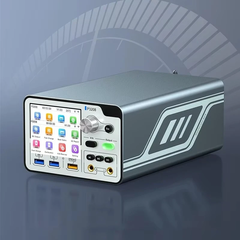 AiXun P3208 32V/8A Smart Regulated Power Supply for 6-14ProMax One-button Power-on test Motherboard Battery Fast Charging