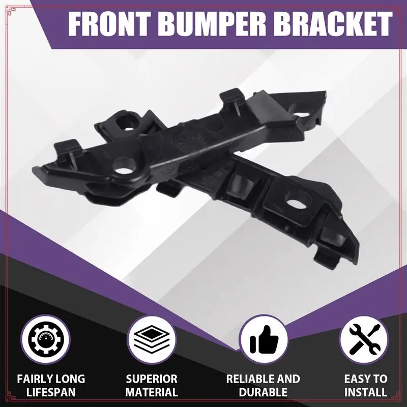 

1Pair Front Bumper Mounting Rail Bracket 2058850821 2058850921 Fit For Mercedes Benz C Class W205 2014