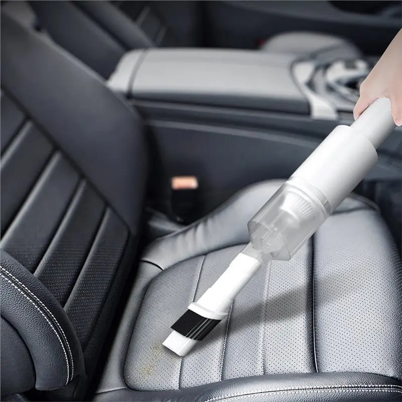 B15C Handheld Rechargeable Vacuum Battery Power 17000 Pa Strong Suction Wireless Car Vacuum Cleaner Multi-Functional Grey