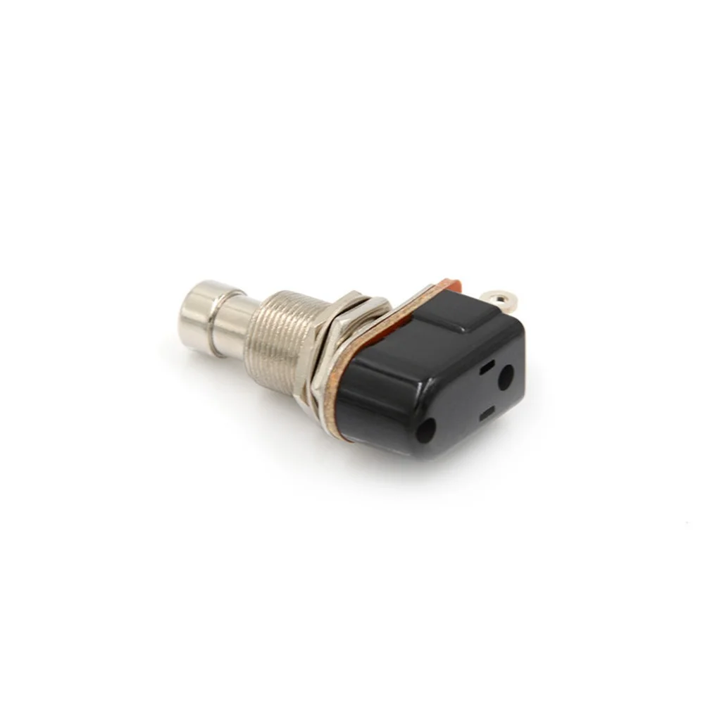 Metal Soft Touch Momentary Push Button Switch Stomp Foot Pedal For Guitar Effect Silent Operation Control Accessories