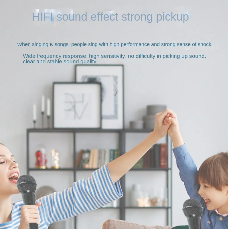 전문 유선 다이나믹 마이크, 노래방 녹음용 보컬 마이크, XLR ~ 6.35mm 케이블 포함