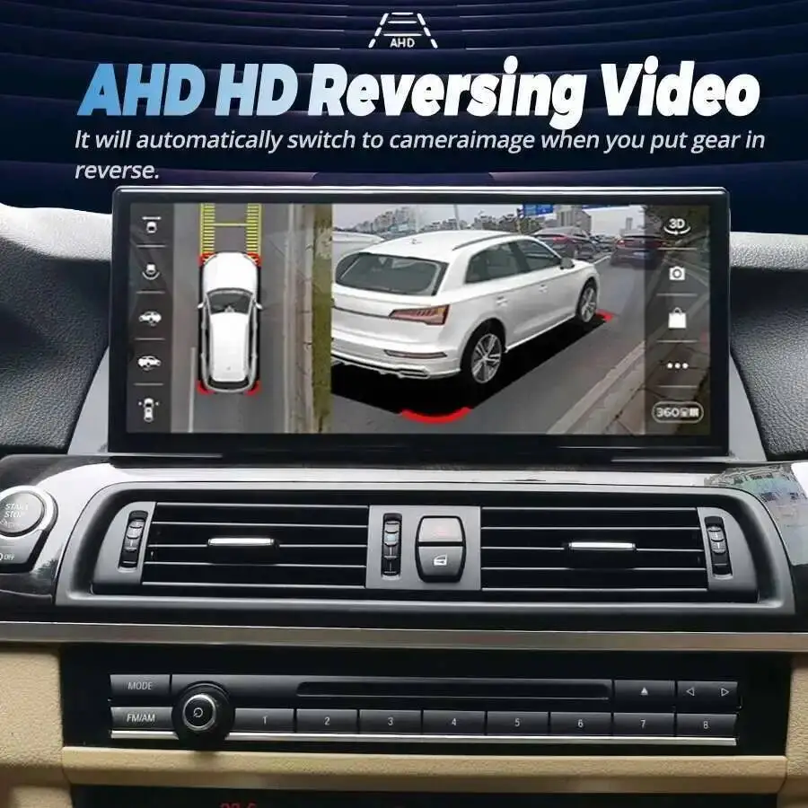 

12.3" Android14 Multimedia Video Player For BMW 5 7 Series F10 F18 F11 F07 GT F01 F03 2009-2016 Wireless CarPlay GPS Nivigation