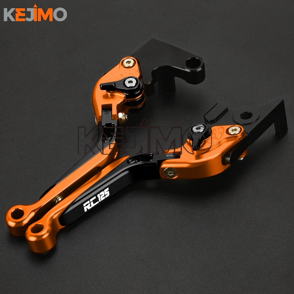 

Motorcycle Accessories Adjustable FOR KTM RC125 RC 125 2011-2023 2022 2021 2020 2026 2025 2024 rc125 Folding Brake Clutch Levers