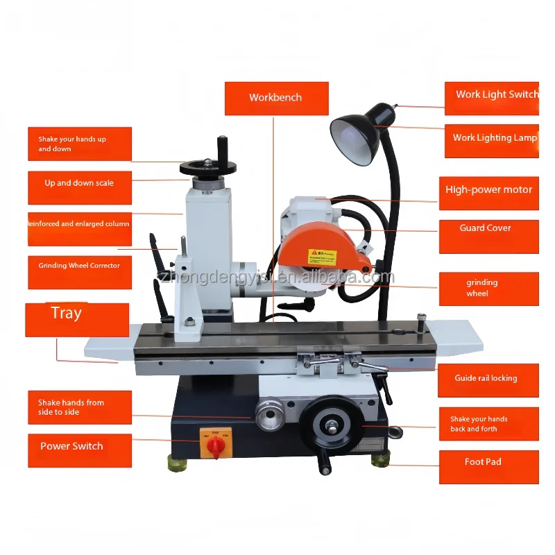 High Precision Universal Tool Cutter Grinder GD600  GD-600S  50S - Suitable for Alloy Knives  Turning Tools Milling Cutters