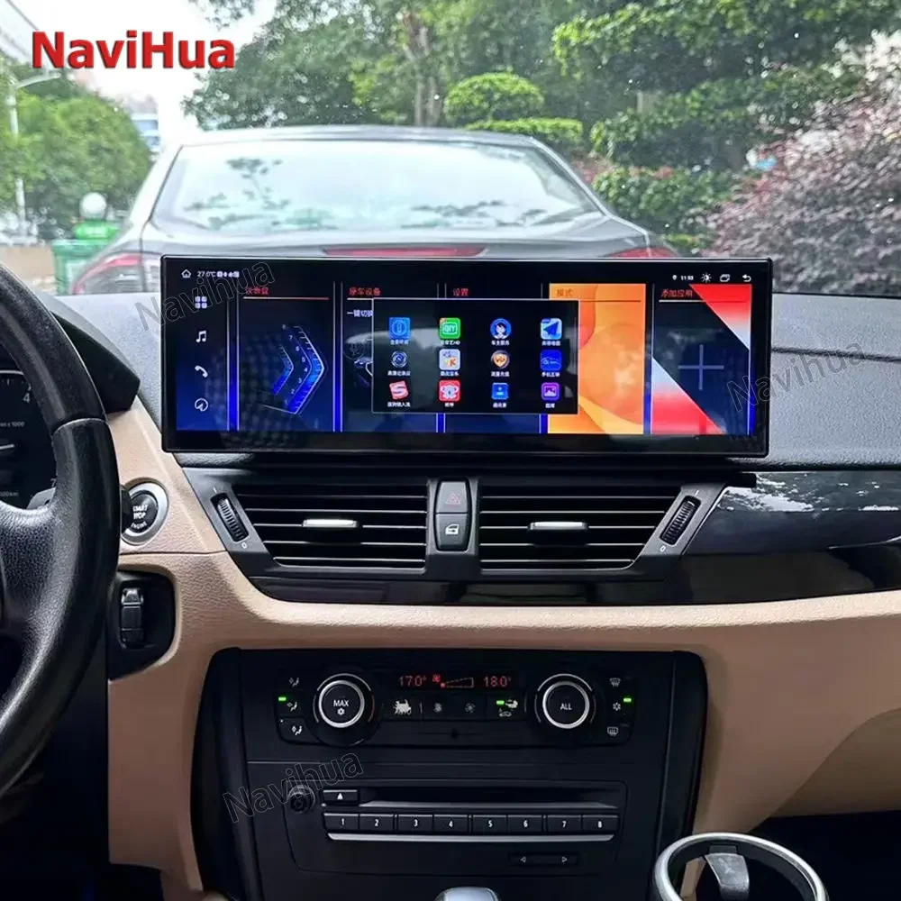 NaviHua 14.9 inch AutoRadio Navigation for BMW X1 E84 CIC for BMW X1 F48 NBT EVO Android 13 Car Multimedia player head unit