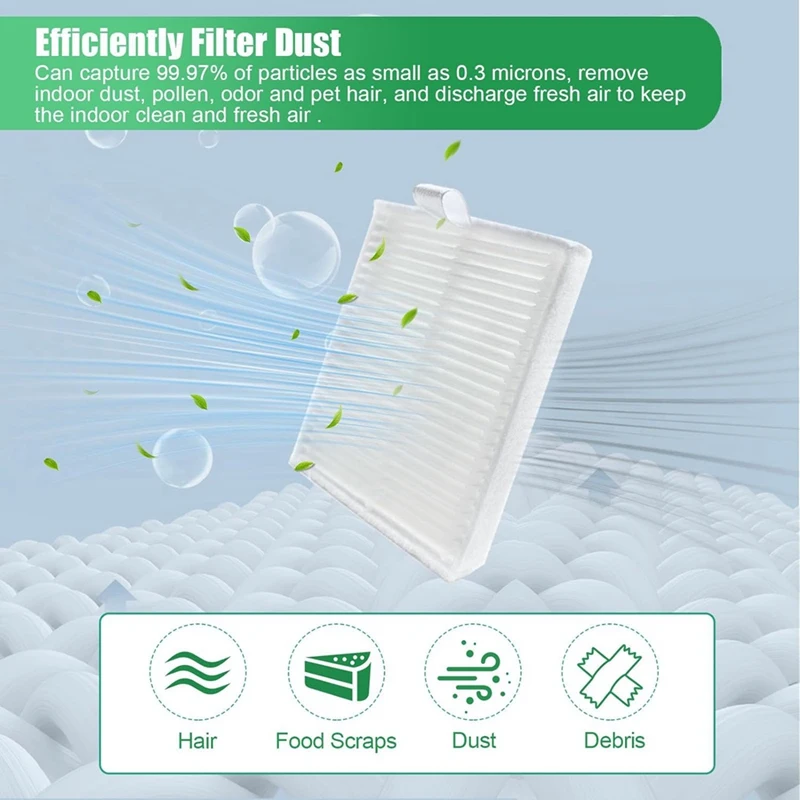 For Eufy Clean L60, L60 SES, L50, L50 SES Vacuum Cleaner Spare Parts HEPA Filter Mop Cloth Side / Main Brush Accessories