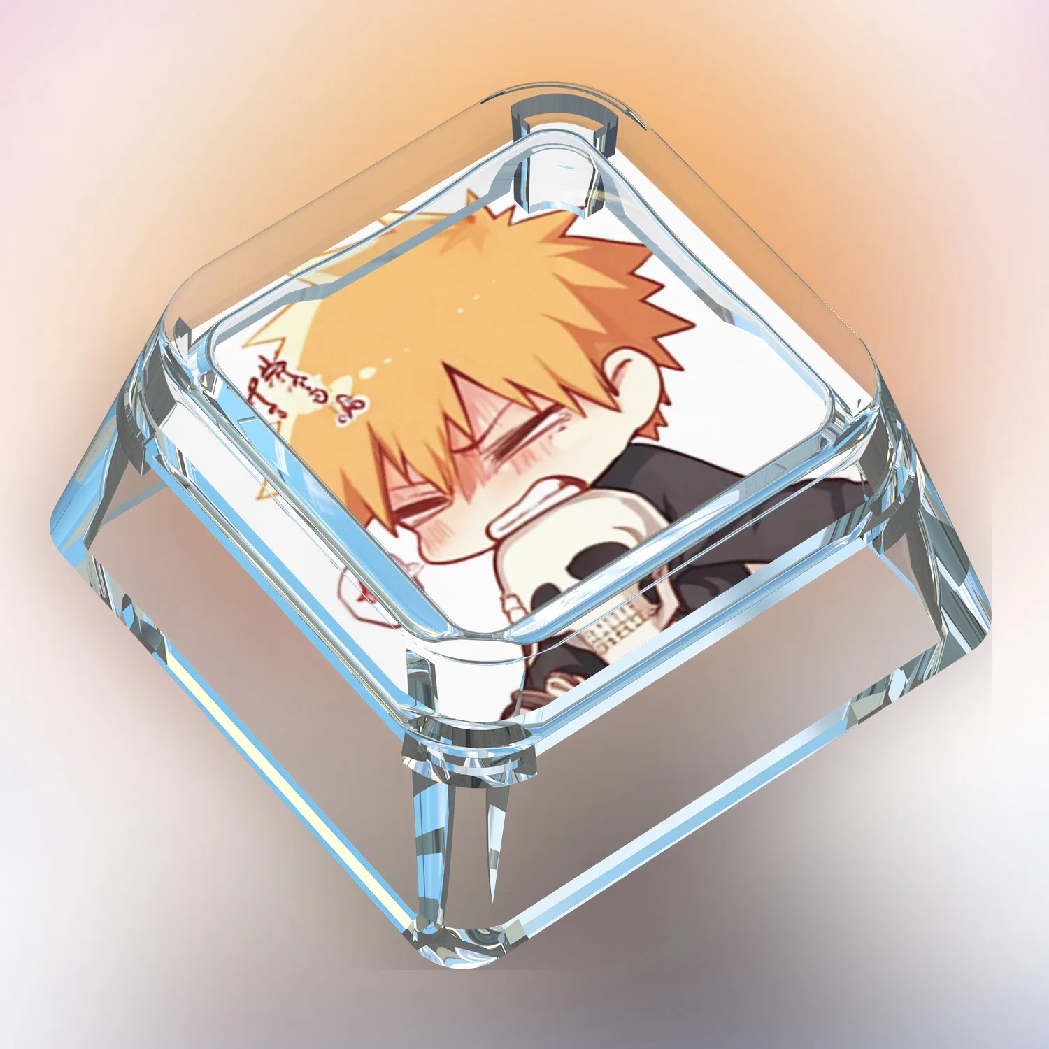 9 Models Diy Self Made Kurosaki Ichigo Cute Mechanical Keyboard Keycap Cross Shaft Card Customized Mechanical Keyboard Keycap