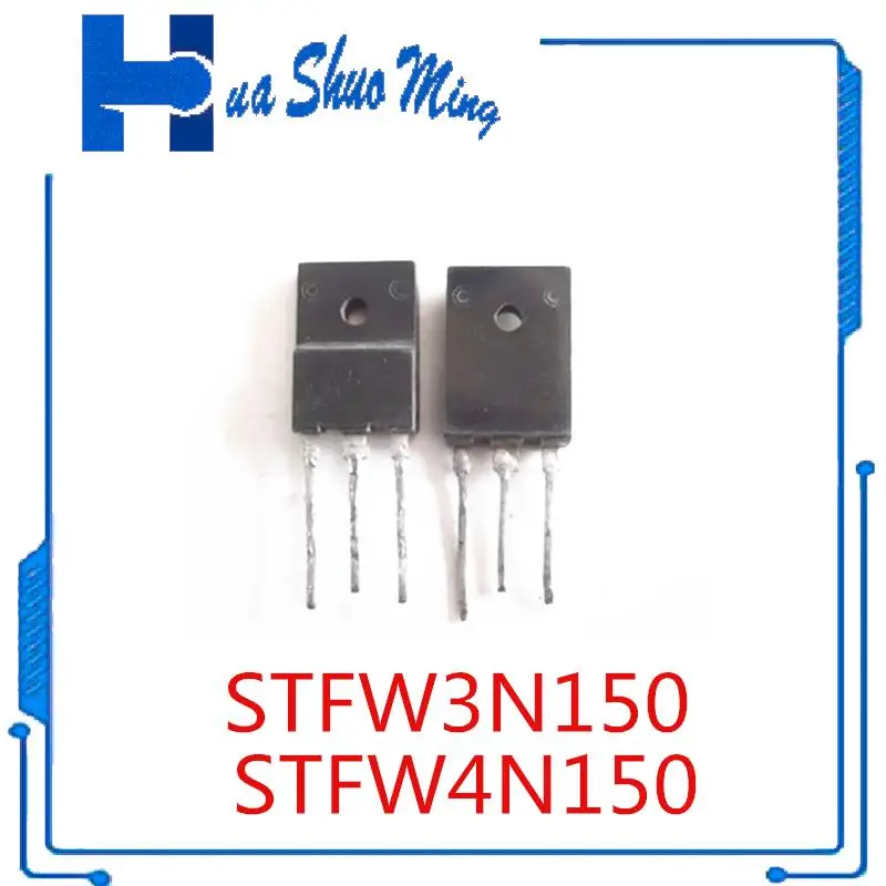 10Pcs/Lot  STFW3N150 3N150 STFW4N150 4N150 TO-3PF 