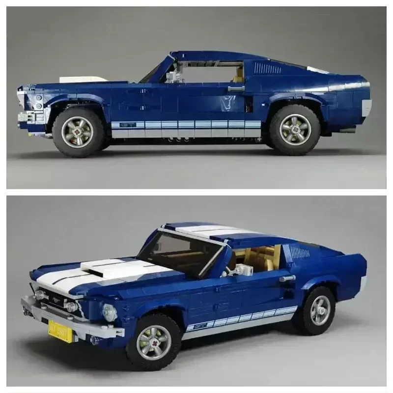 New 21047 Ford Mustangs Sports Racing Car Model Compatible With 10265 Building Blocks Bricks DIY Toys For Boys Gifts