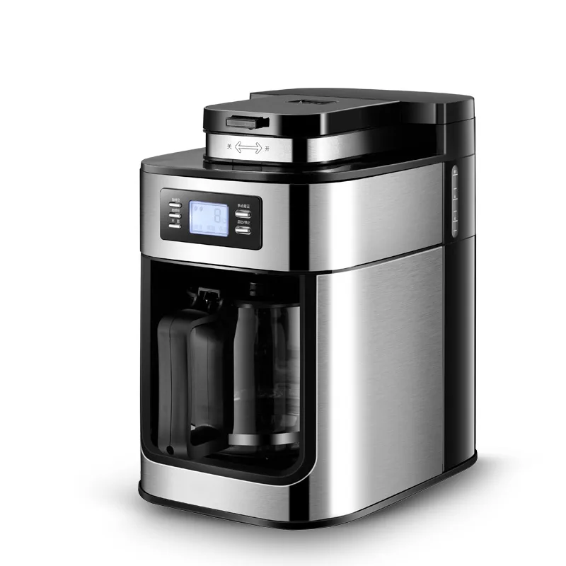 Automatic Coffee Machine Coffee Grinder Machine Freshly Cooked Boiled Drip Type American Coffee Pot Tea Machine