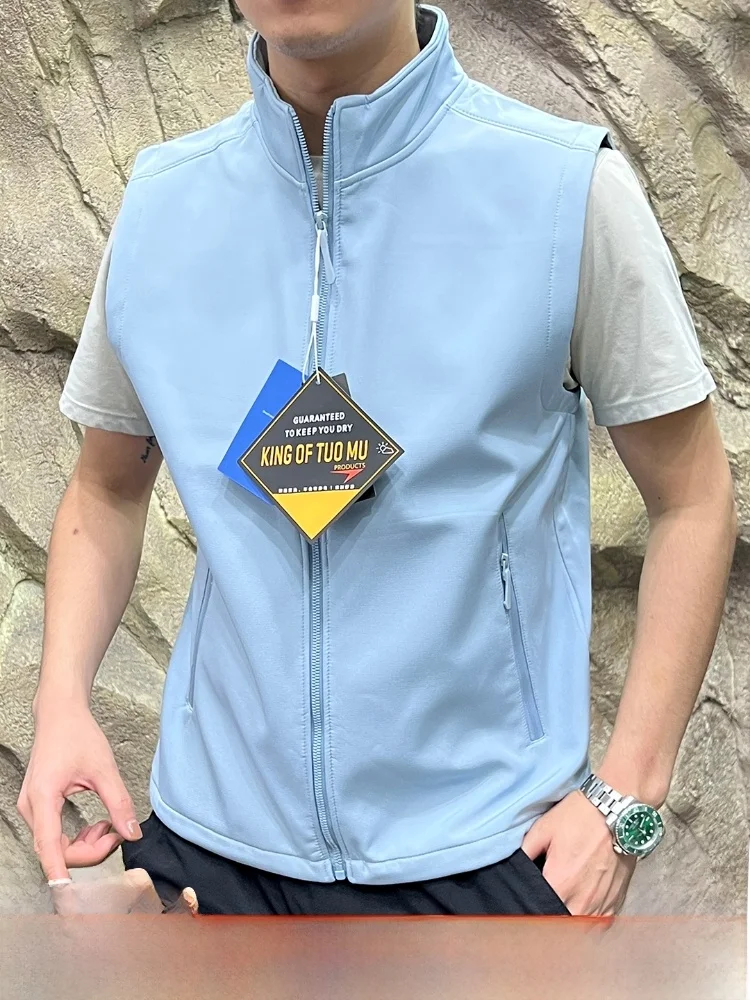 

Уличный мужской мягкий жилет на подкладке с 3D индивидуальным рисунком, осень-зима, теплый эластичный бот-доска, подходит для застежки-молнии, такой...