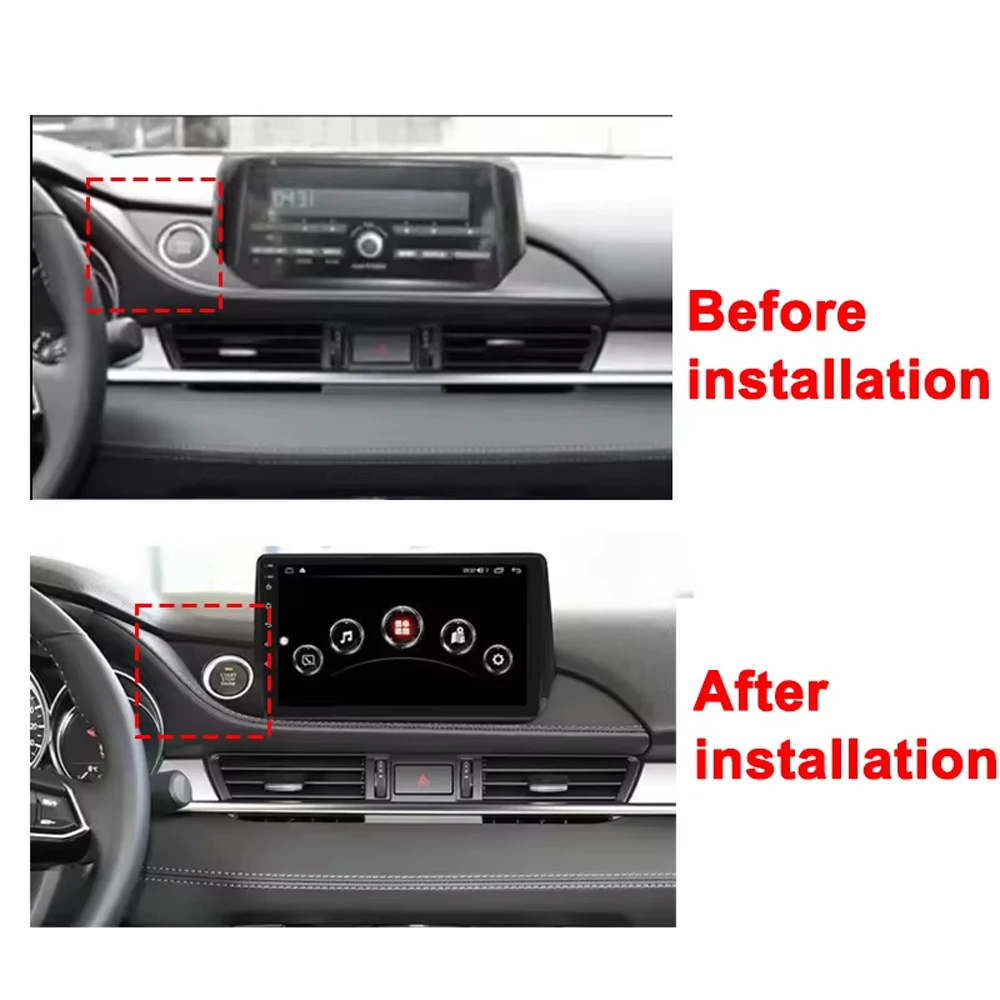 Cortex-A76 Octa-Core Android 16 For Mazda 6 Mazda6 III 3 GJ GL ATENZA 2018 2019 2020 2021 Car Radio GPS Multimedia Player BT DVD