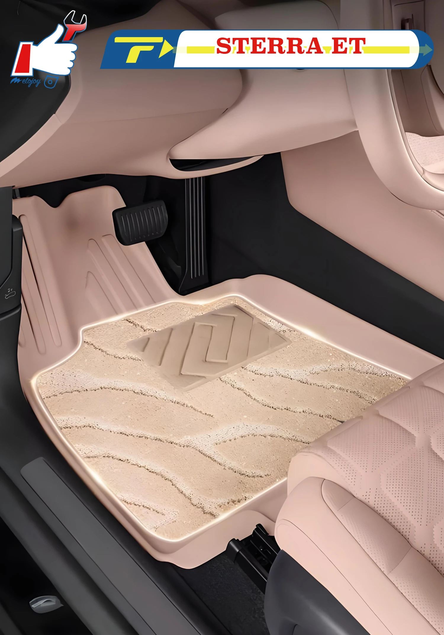 

Автомобильный напольный коврик с левым рулем для STERRA ET 2024, полностью окруженный коврик для ног, напольный коврик, водонепроницаемый коврик