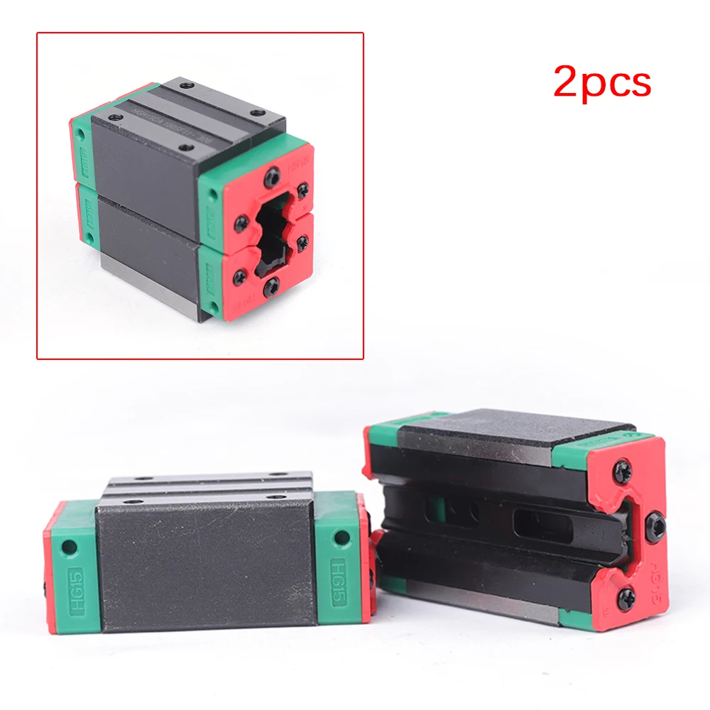 2 PCS HGH15CA Carriage Block For Linear Guide Rail CNC Engraving Router Profess