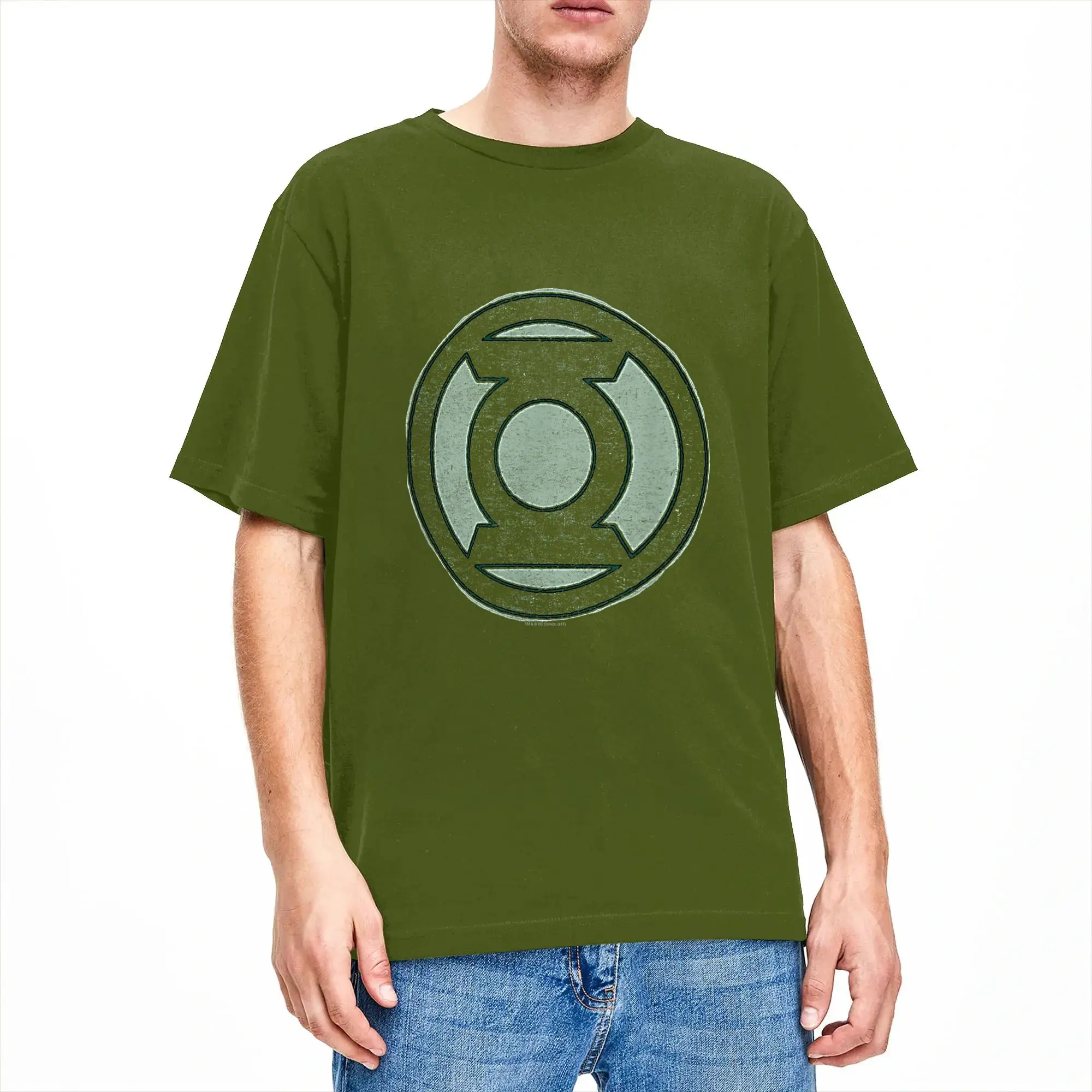 Hand Me Down Greens Lanterns T-Shirt for Men Women Hipster 100% Cotton Tees Round Collar Short Sleeve T Shirts Plus Size Clothes