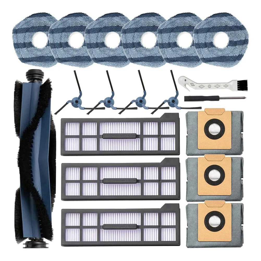 Suku Cadang Pengganti Vakum Robot 9M-19 Pak untuk Vakum Robot Eufy X10 Pro Omni