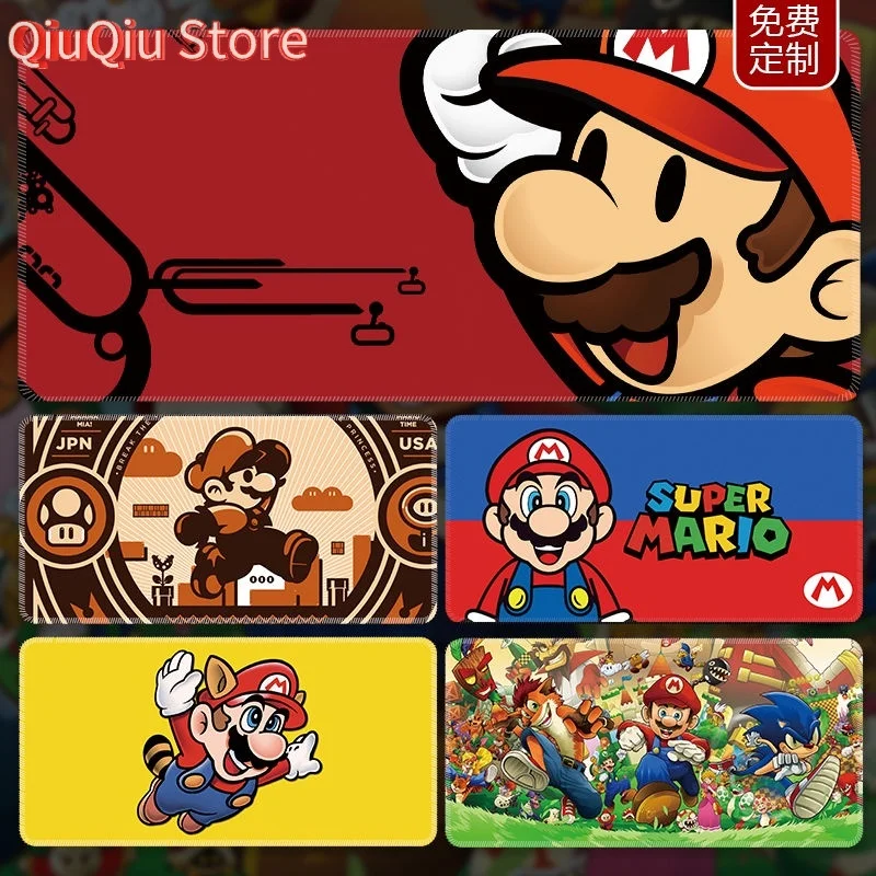 

Коврик для мыши с рисунком аниме Марио, игровой коврик для мыши, супер клавиатура, стол для учебы