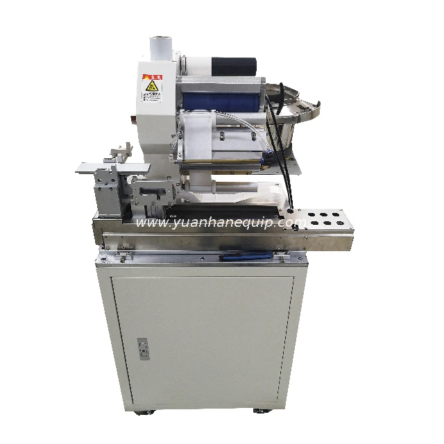 automatic wire cable adhesive sticker folded labeling machine /sticker printing machine