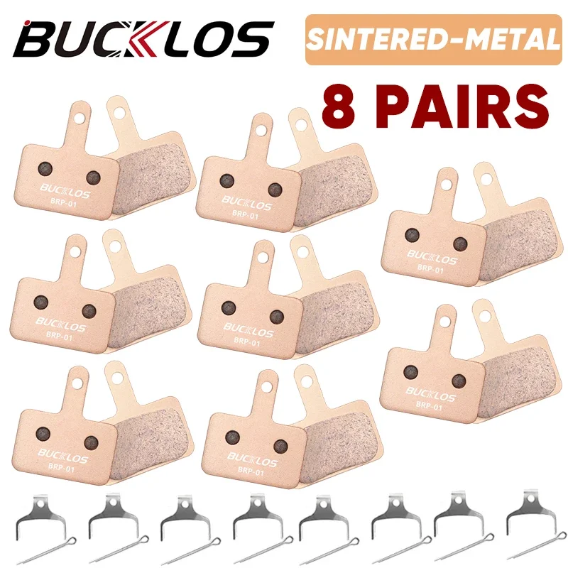 Bucklos fahrrad gesinterte metalls ch eiben bremsbeläge mtb hydraulische scheiben bremsbelag passend b01s b05s fahrrad brems teil für shimano mt200 m535