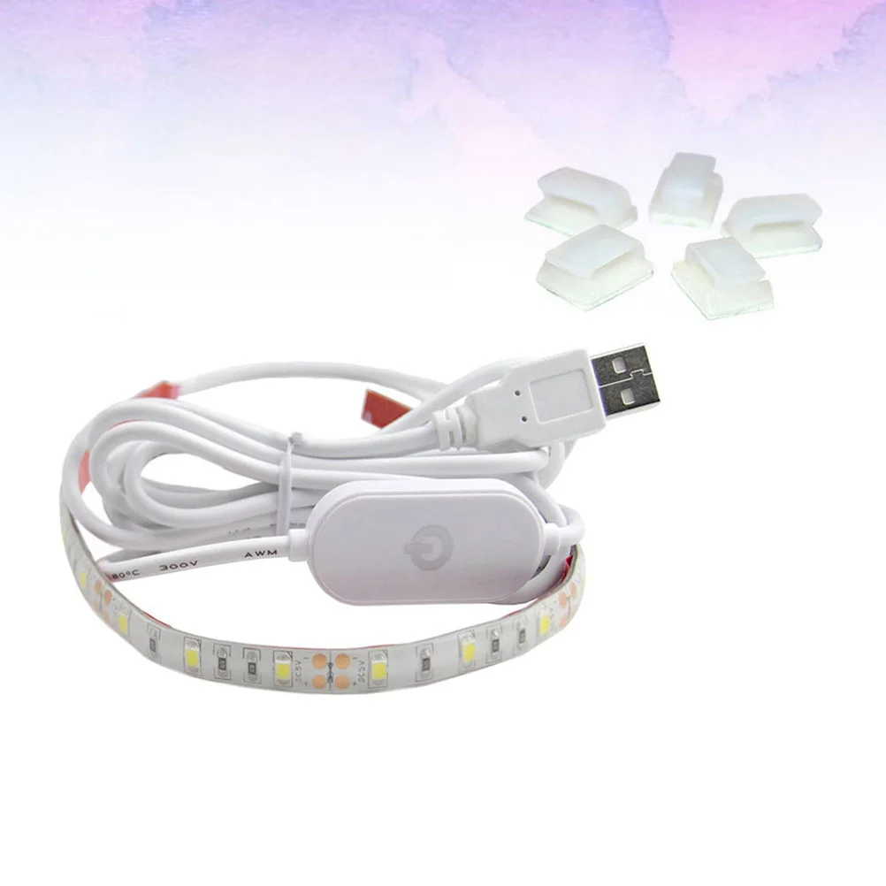 Bande Lumineuse LED pour Machine à Coudre, USB 62, Portable, Durable, 5V, Blanche, 1 Pièce