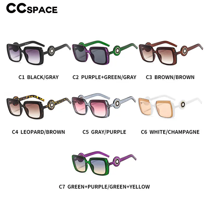 46529 Square Cat Eye Diamond Luxury Sunglasses Men Women Fashion Shades UV400 Vintage Glasses