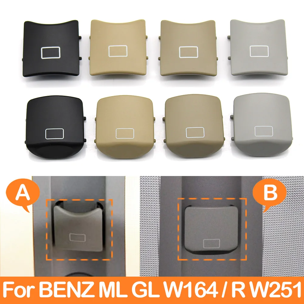 Car Power Sunroof Window Switch Button Cover for Mercedes Benz ML GL W164 R Class W251 ML320 ML350 1648702526 1648207185