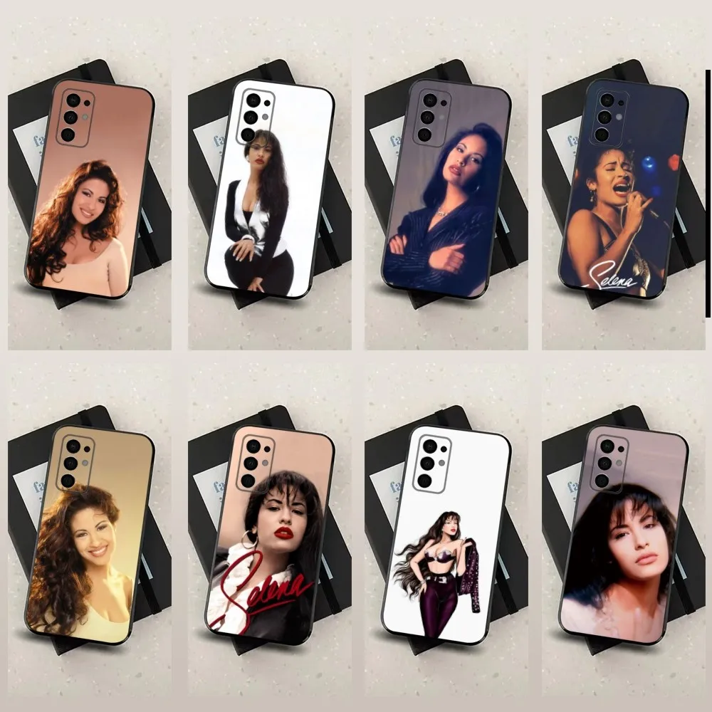 S-Selena Q-Quintanilla Phone Case For Samsung Galaxy A91,A80,A73,A72 ,A71,A53A52,32 A31A22,A21s,A20 Soft Black Case