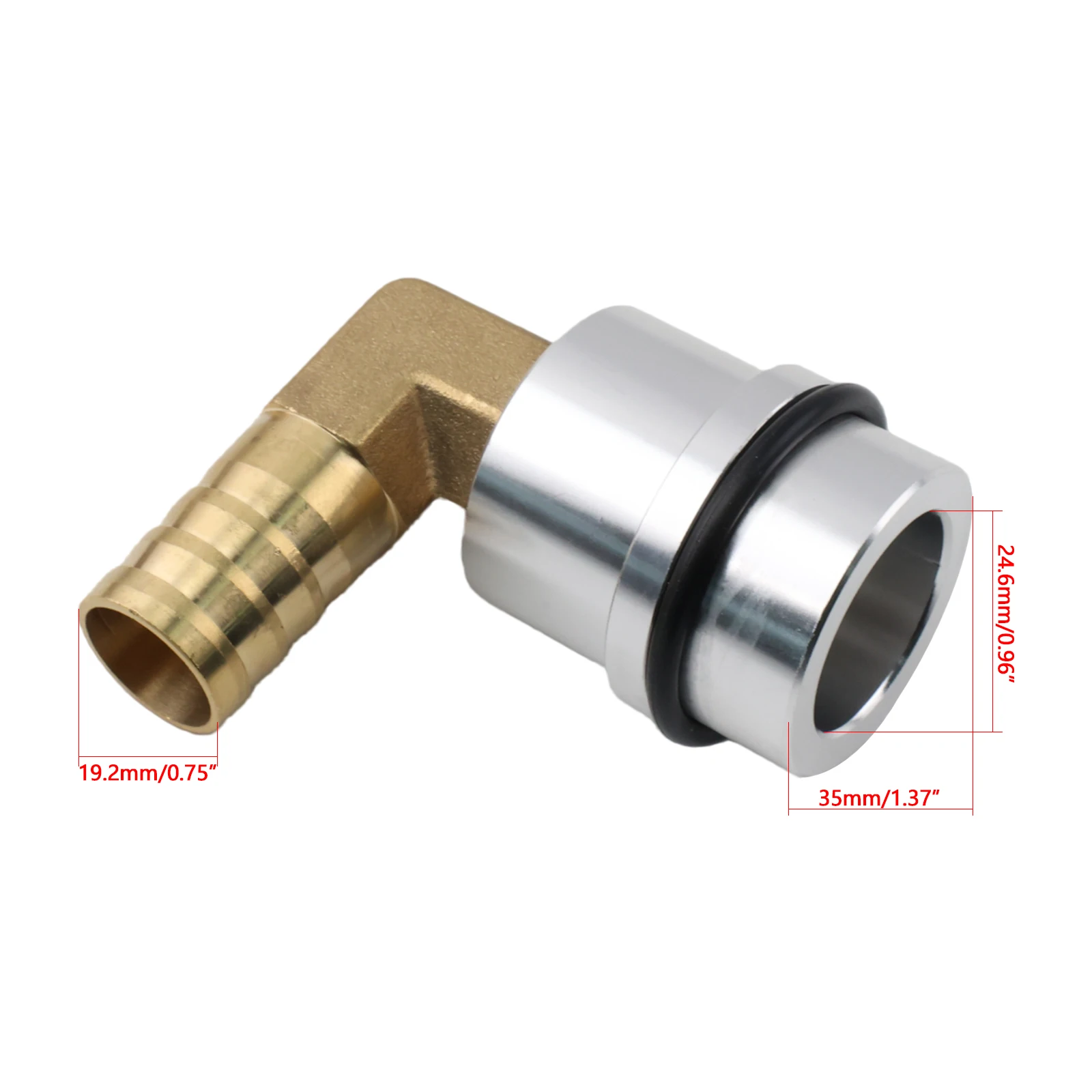 Billet Crankcase Breather Adaptor 1.8T 20V For VW Audi Seat 06A103213F AL202