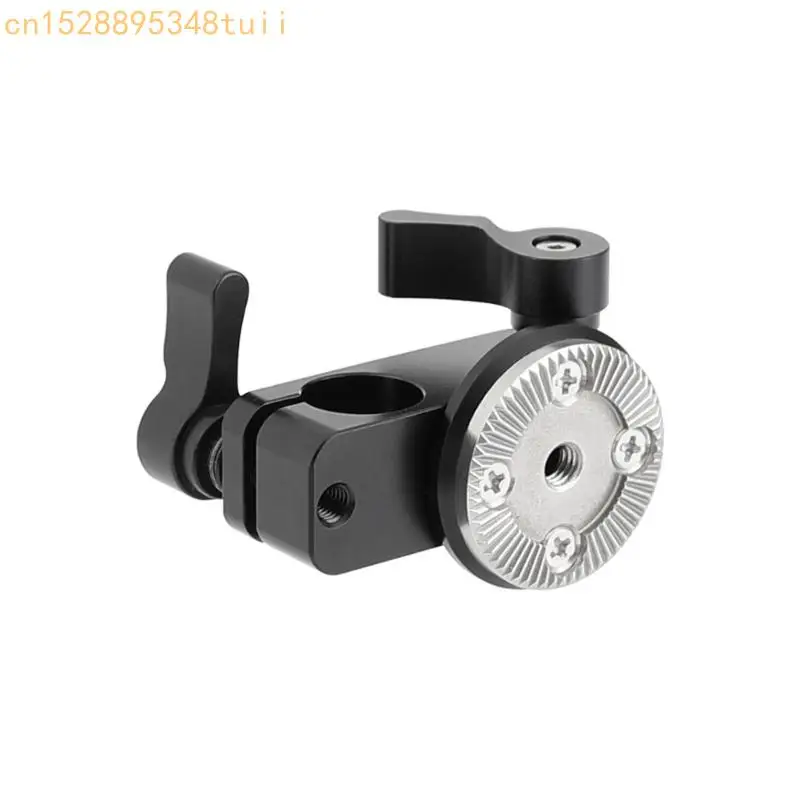 

Y4QF Aluminum 15mm Rod Clamp To Threaded Screw For DSLR Camera
