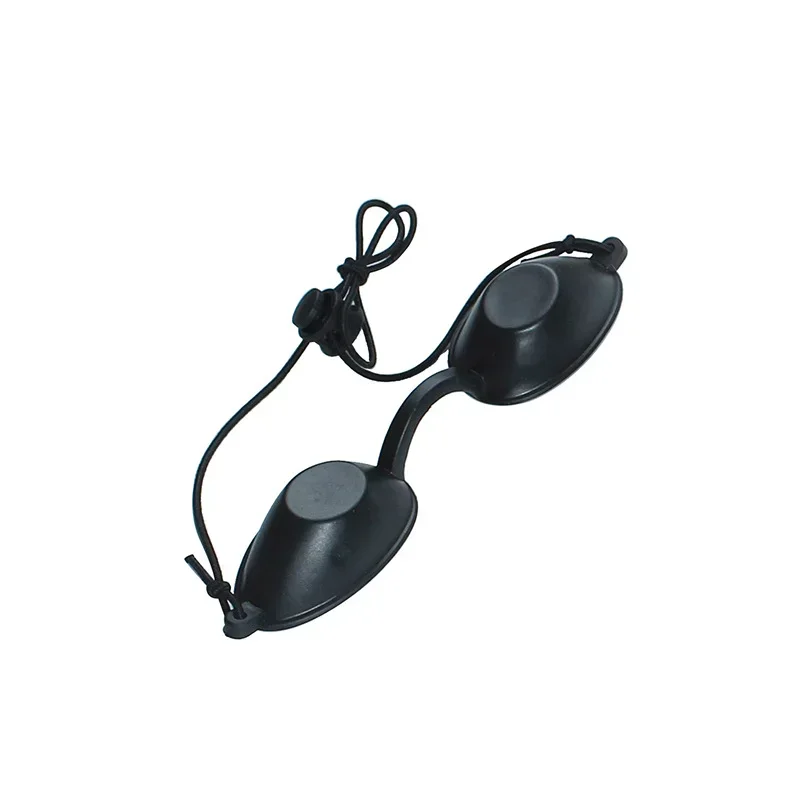 1pc Soft Sunbathing Eyewear Tanning Goggles Beach Adjustable UV Skin Tanning Eye Protection UV Shield Glasses Black